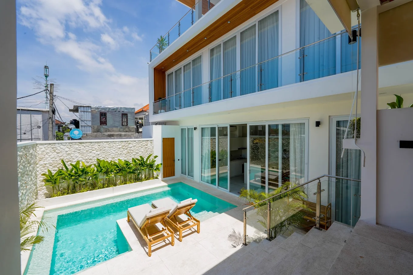 Modern 4-Bedroom Four Level Villa For Sale in Echo Beach, Canggu - Leasehold 37 Years