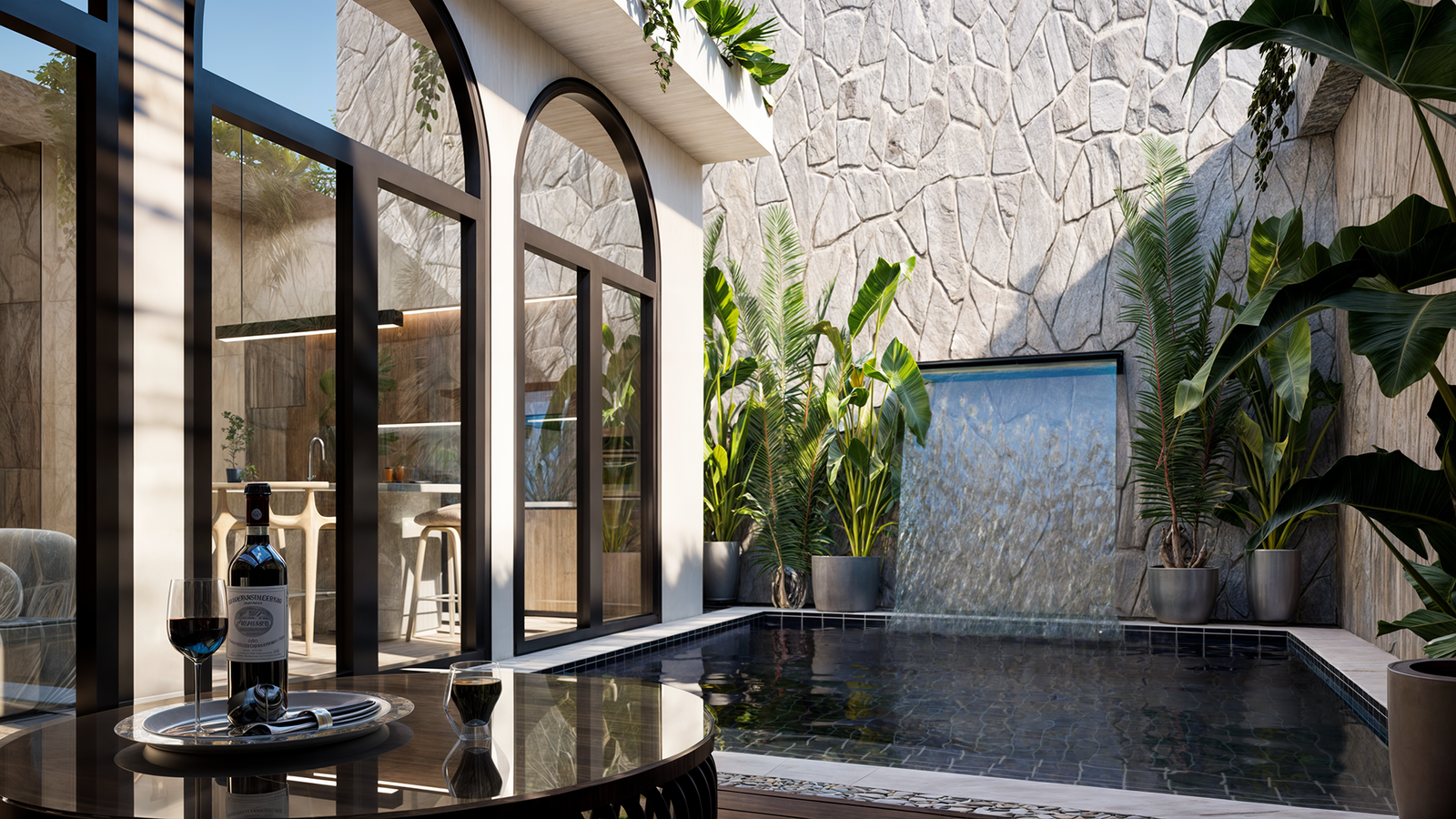 Brand-New Modern 4-Bedroom Villa with Dual Pools & Ocean Views in Uluwatu - Freehold