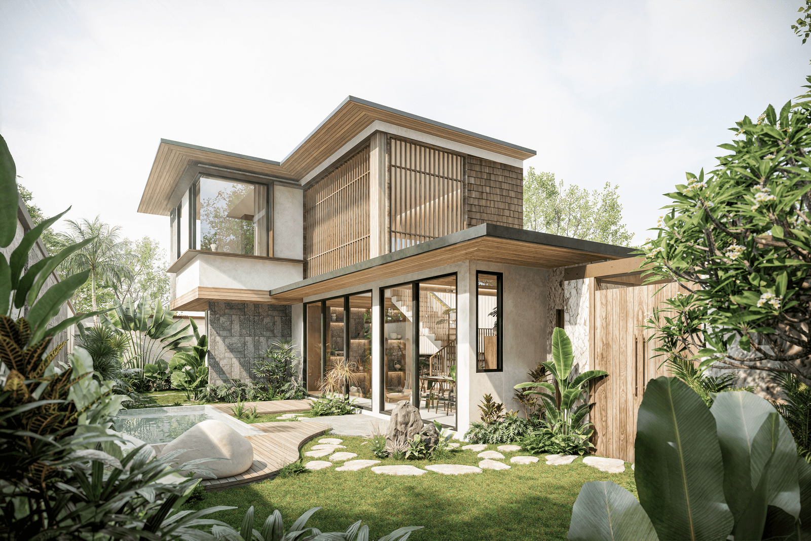 Modern 3-Bedroom Tropical Villa – Coastal Elegance Near the Beach